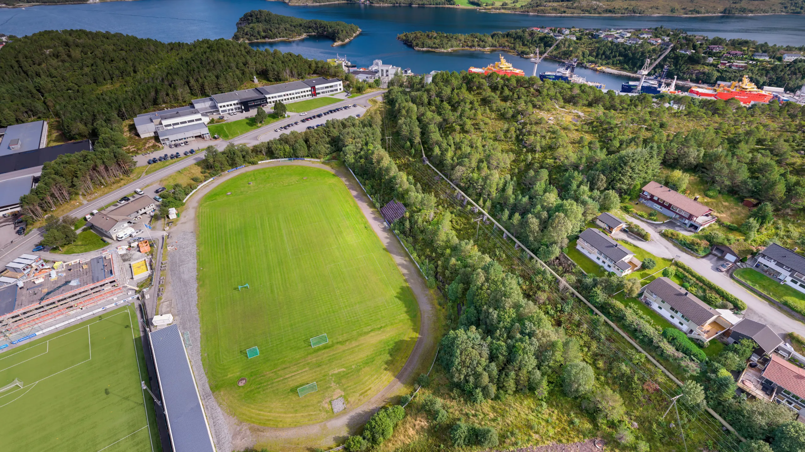 360° drone panorama of Brattvåg