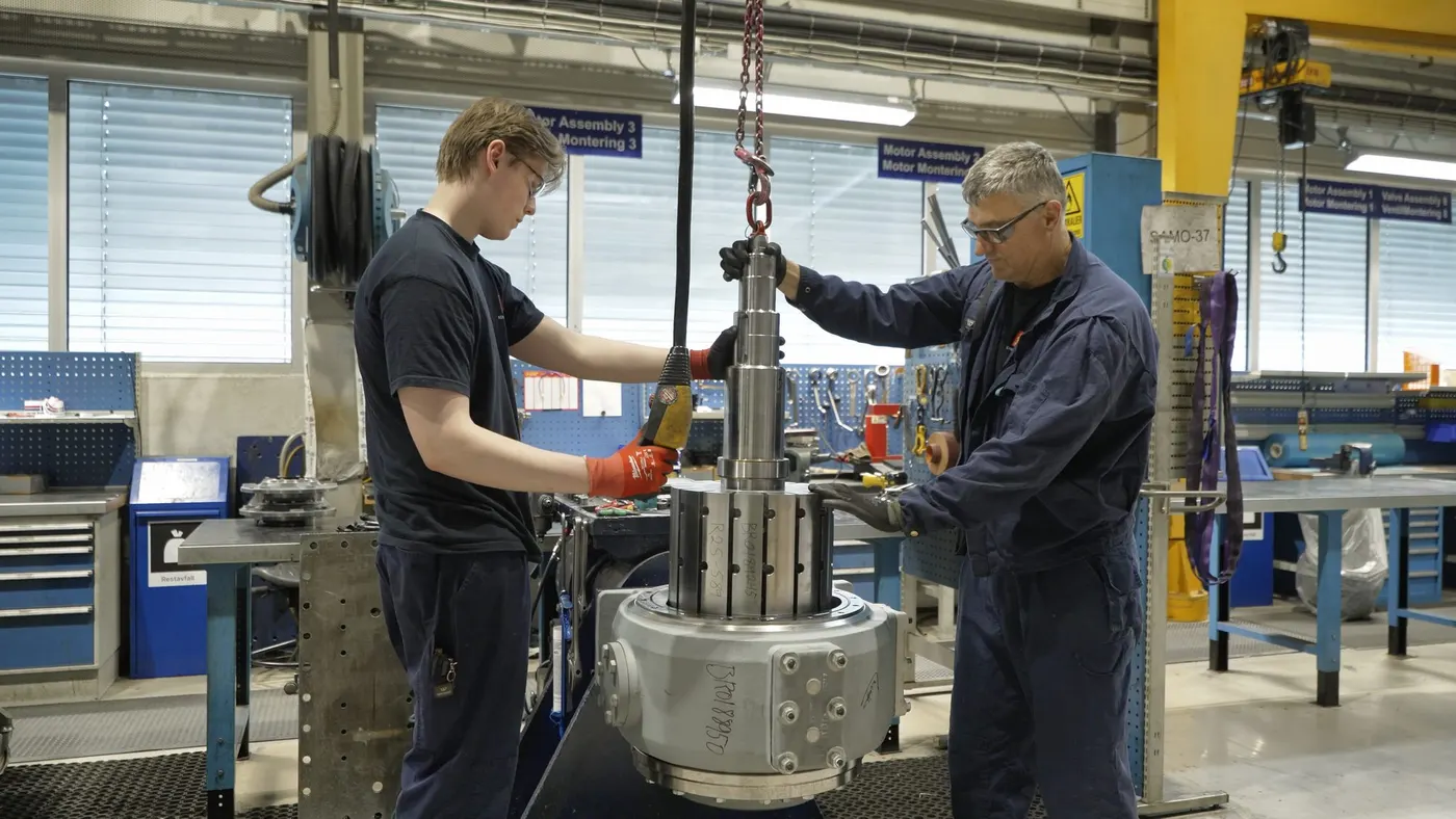 From the production at Kongsberg Maritime Brattvåg